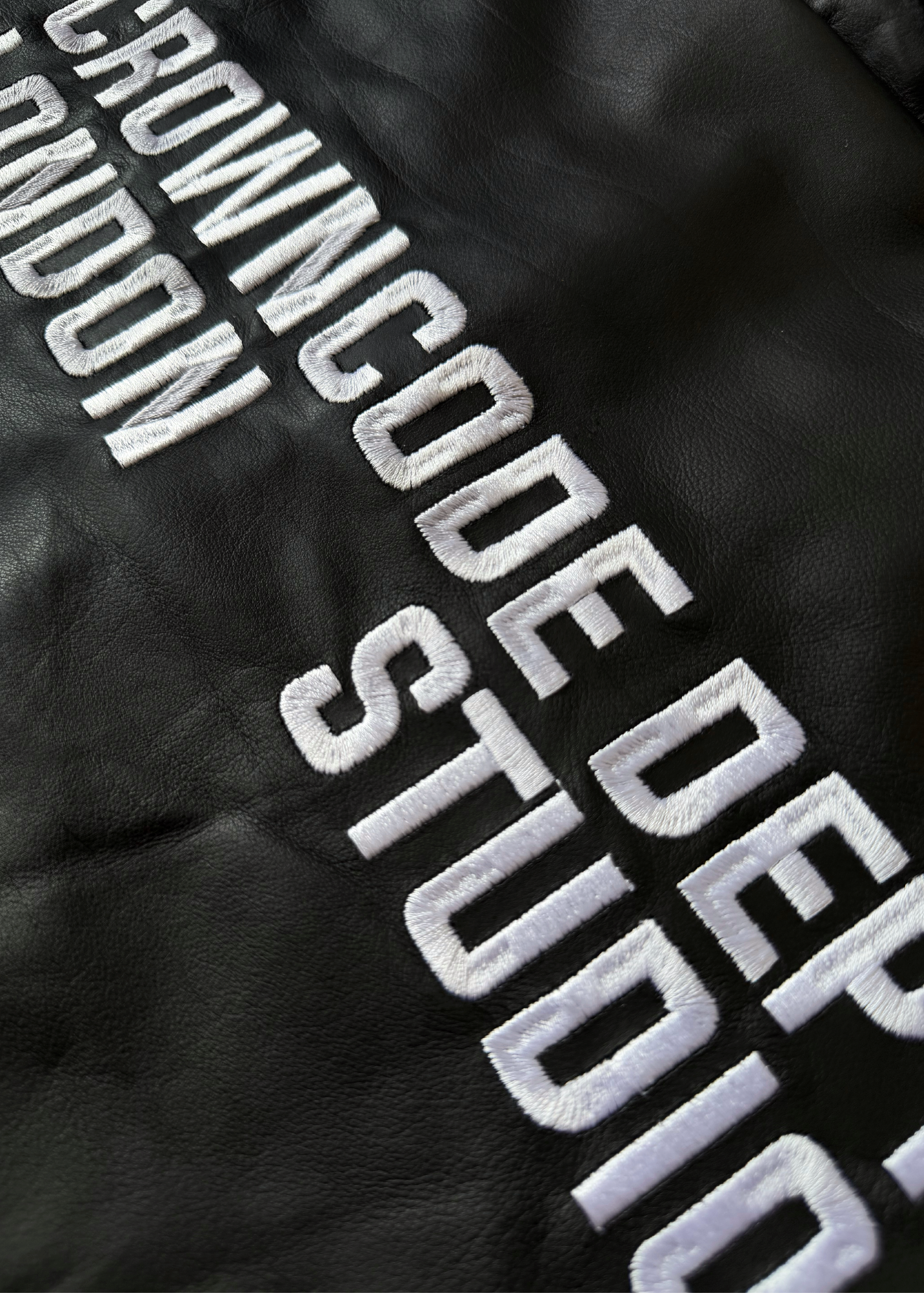 CHAQUETA DE CUERO LONDON - NEGRO