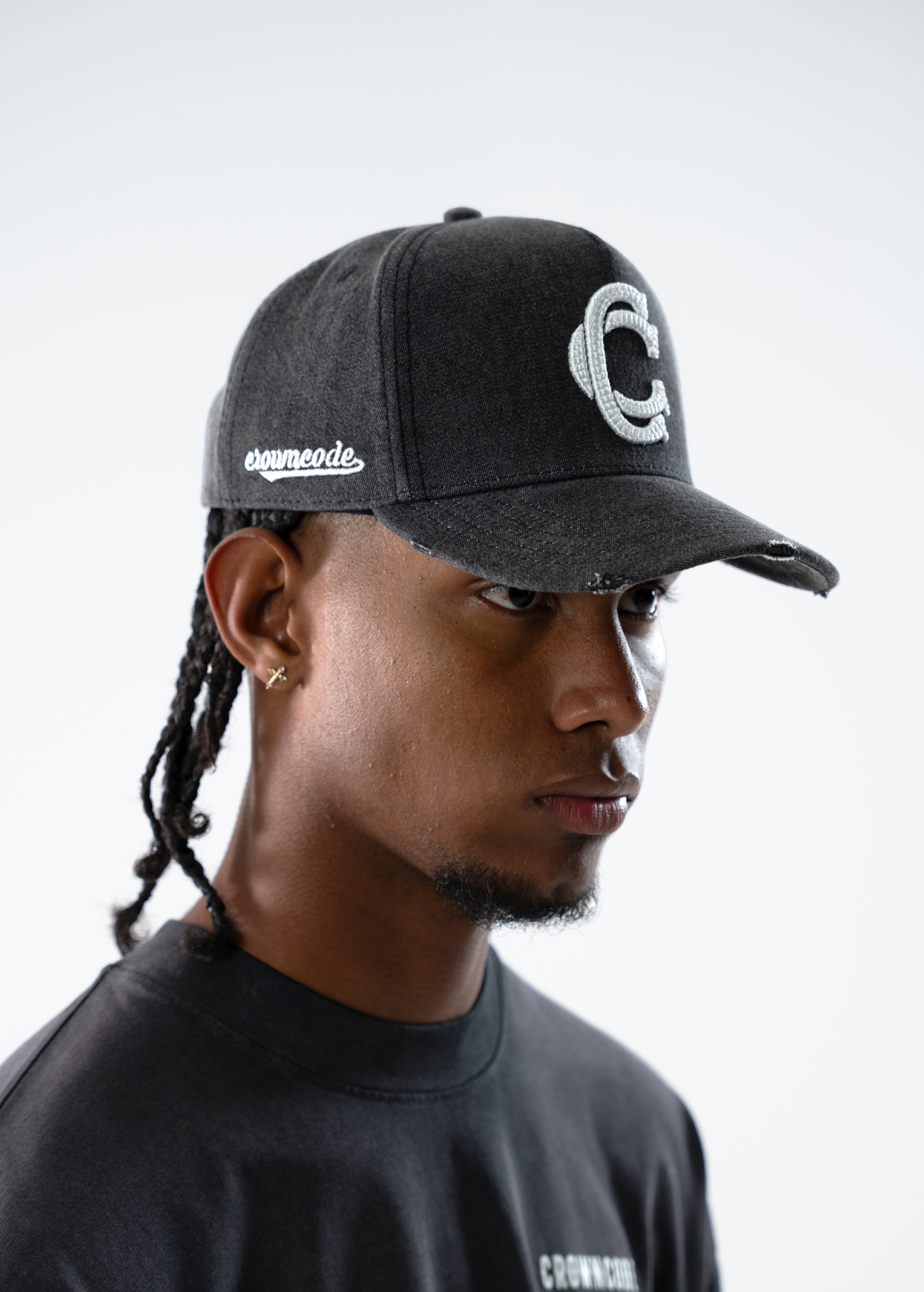 GORRA MONOGRAM LEAGUE - GRIS WASHED