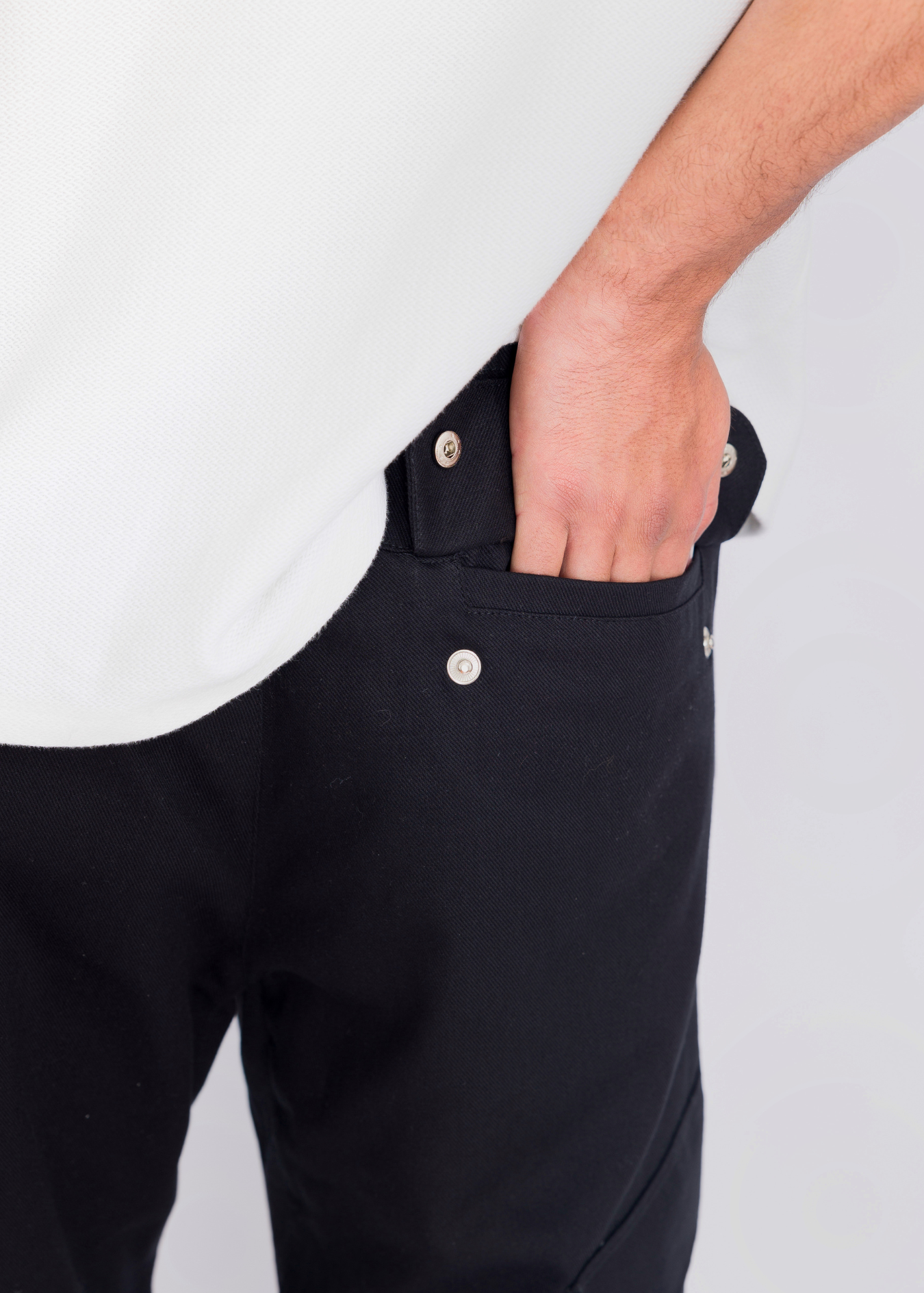 PANTALON CARGO - NEGRO