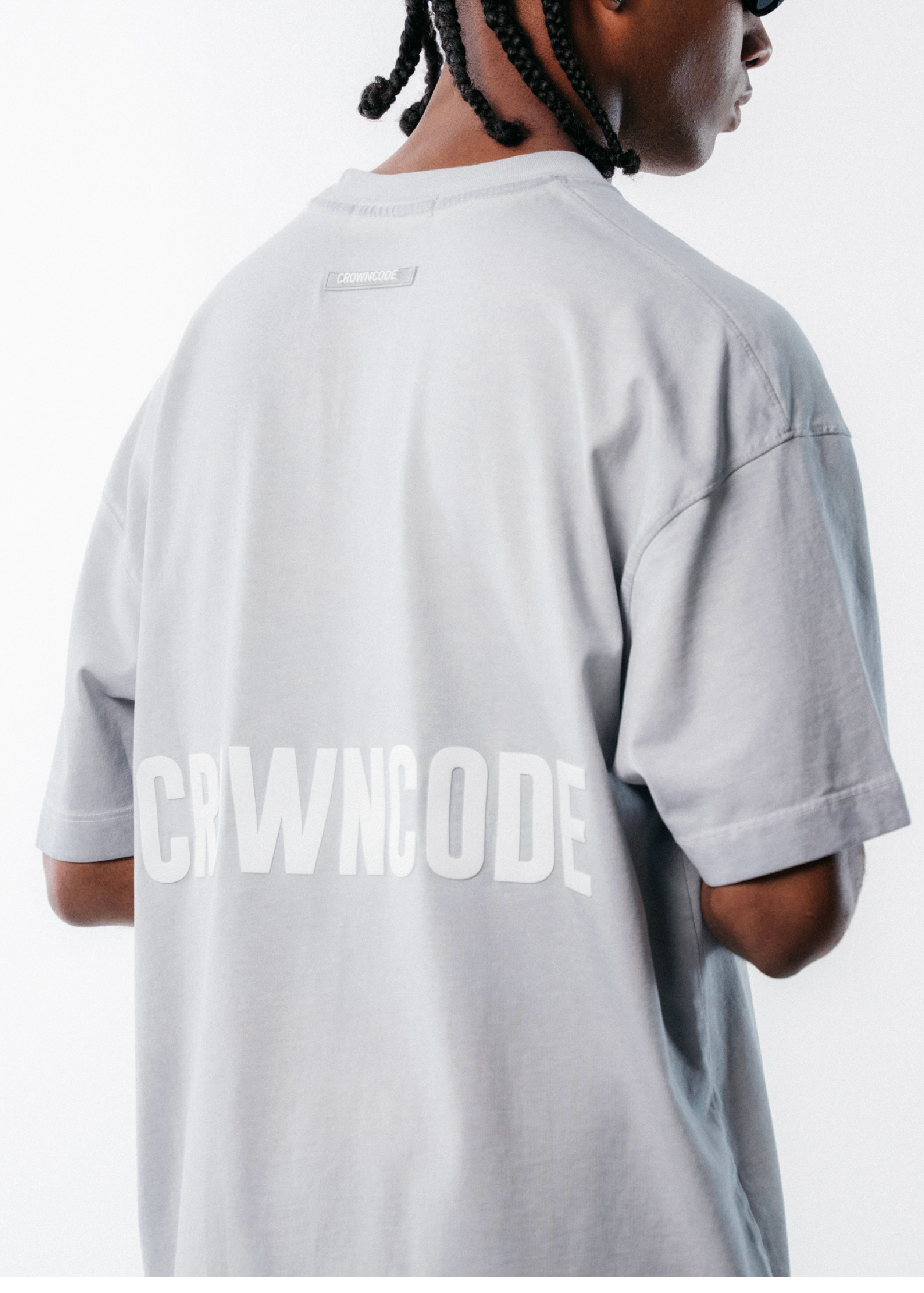 CAMISETA ICON - GRIS HIELO DESGASTADO
