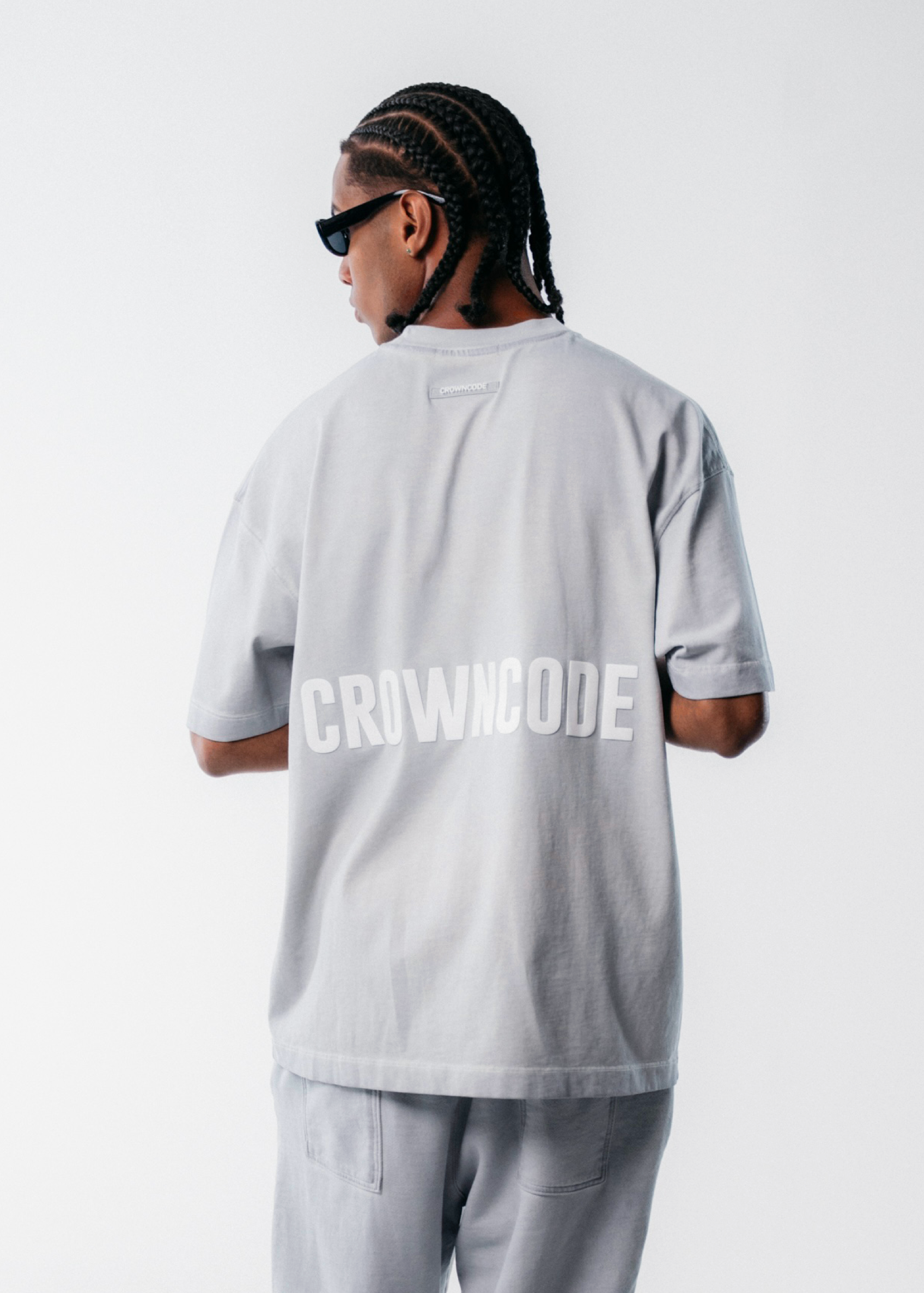 CAMISETA ICON - GRIS HIELO DESGASTADO