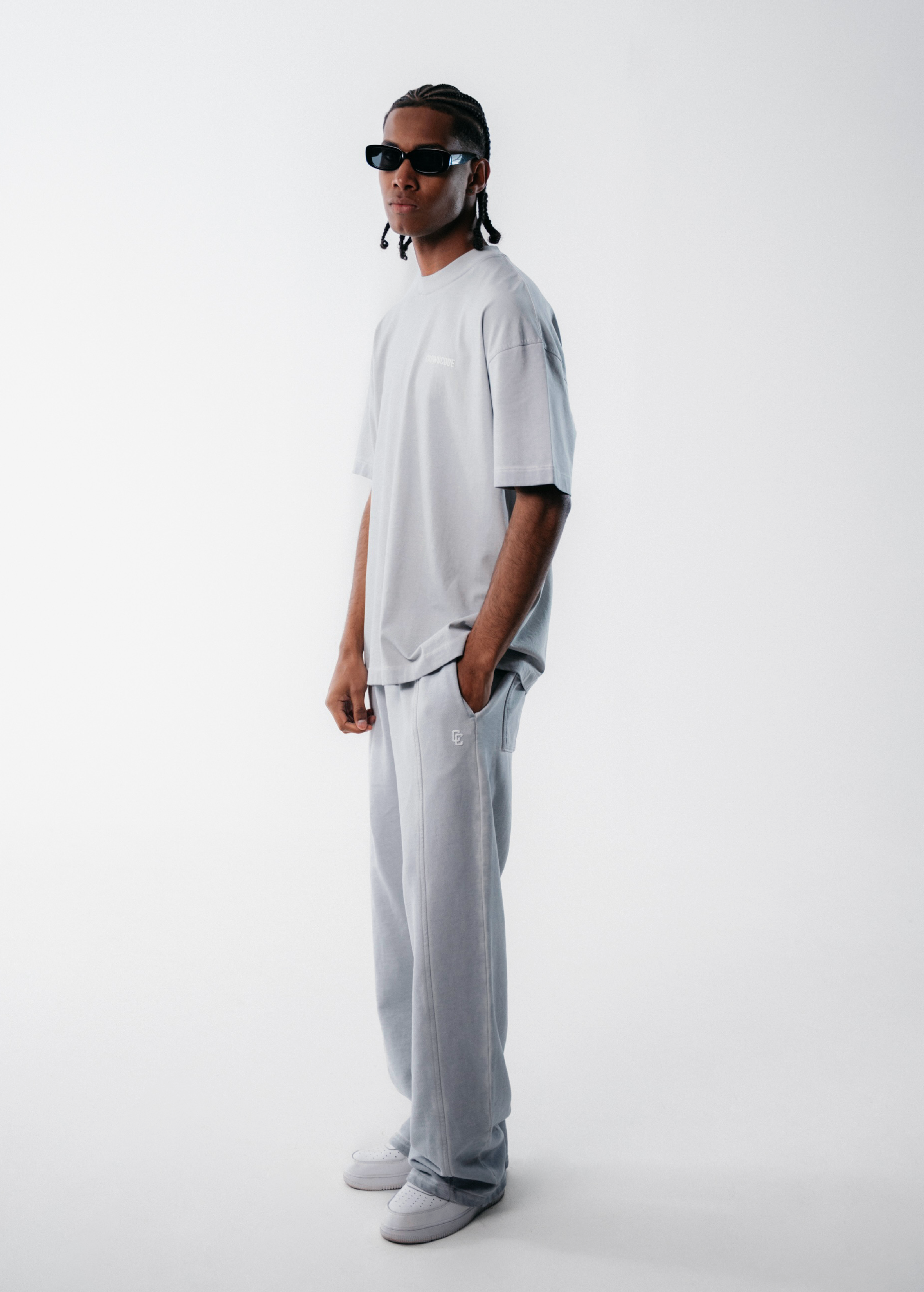 CAMISETA ICON - GRIS HIELO DESGASTADO