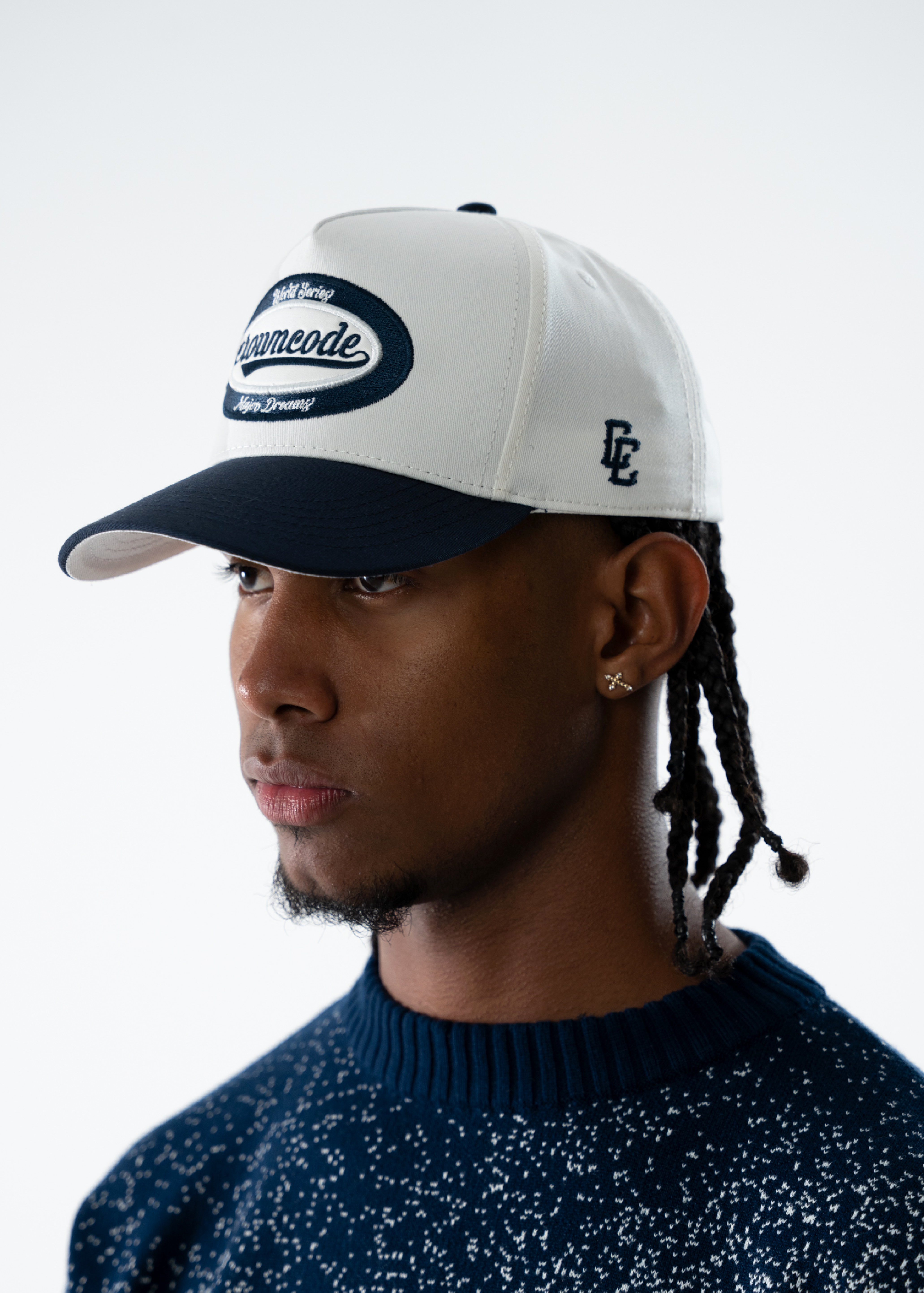 GORRA WORLD SERIES - CREMA Y AZUL